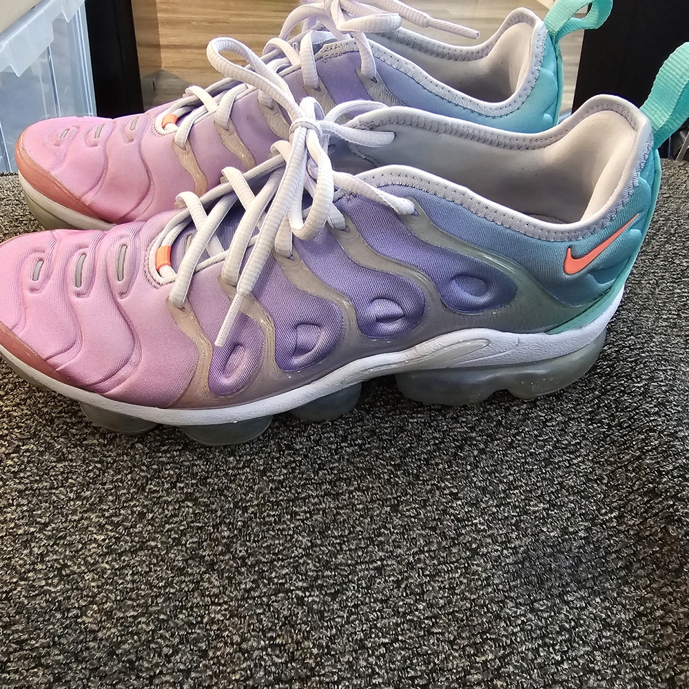 Nike VaporMax Purple and White Sneaker 10 Women